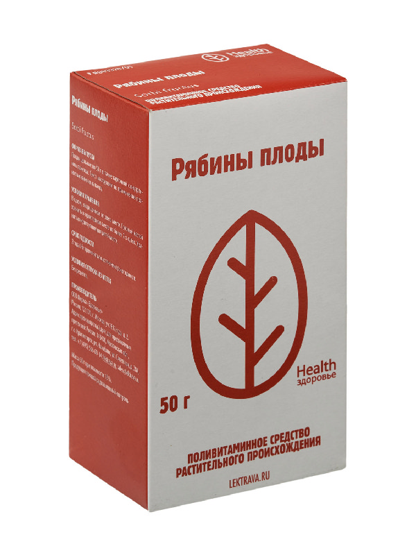 

РЯБИНА ПЛОДЫ 50г Здоровье