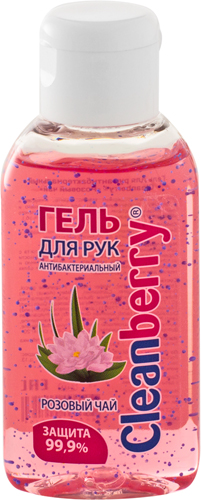 

КЛИНБЕРИ гель для рук Розовый чай 50мл