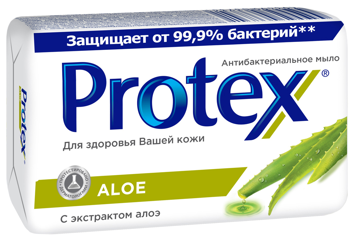 

ПРОТЕКС мыло туалетное антибактериальное Алоэ 90г