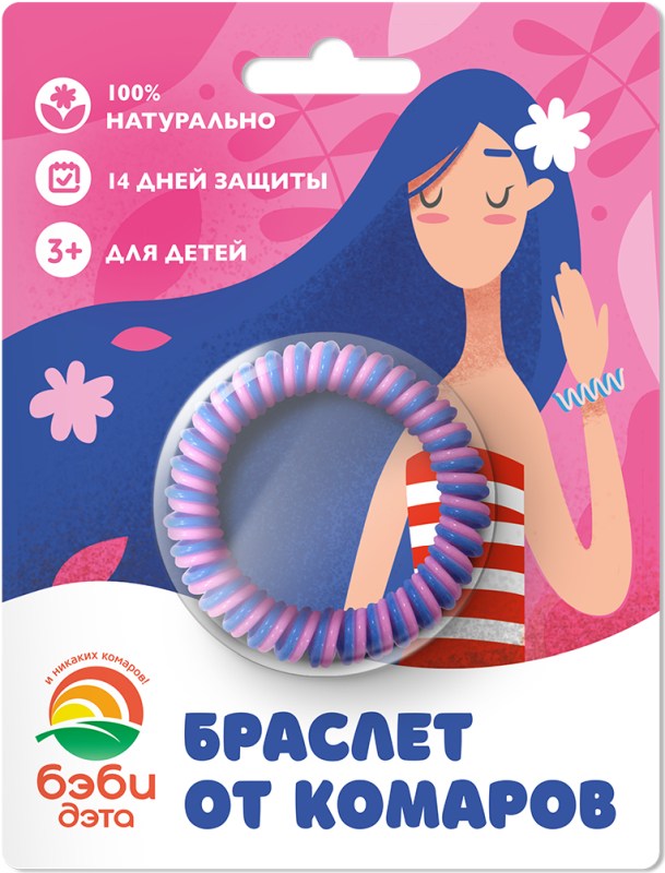Дэта Бэби браслет от комаров для детей Нингбо Дайанг Технолоджи Ко., Лтд, фото №1