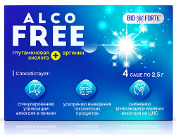 Биофорте Алкофри порошок антипохмельный комплекс 2,5г 4 шт.
