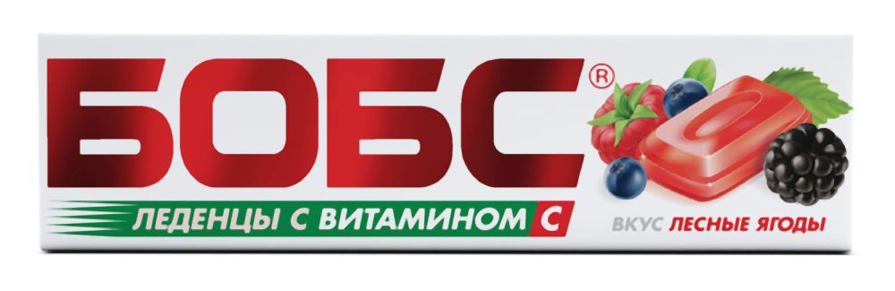 Бобс леденцы лесная ягода 35г