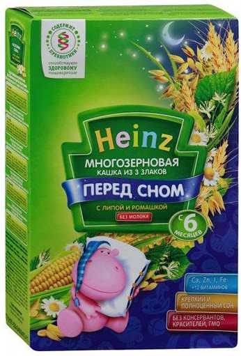 

ХАЙНЦ каша Безмолочная Многозерновая из 3 злаков Липа/Ромашка.6+ 200г