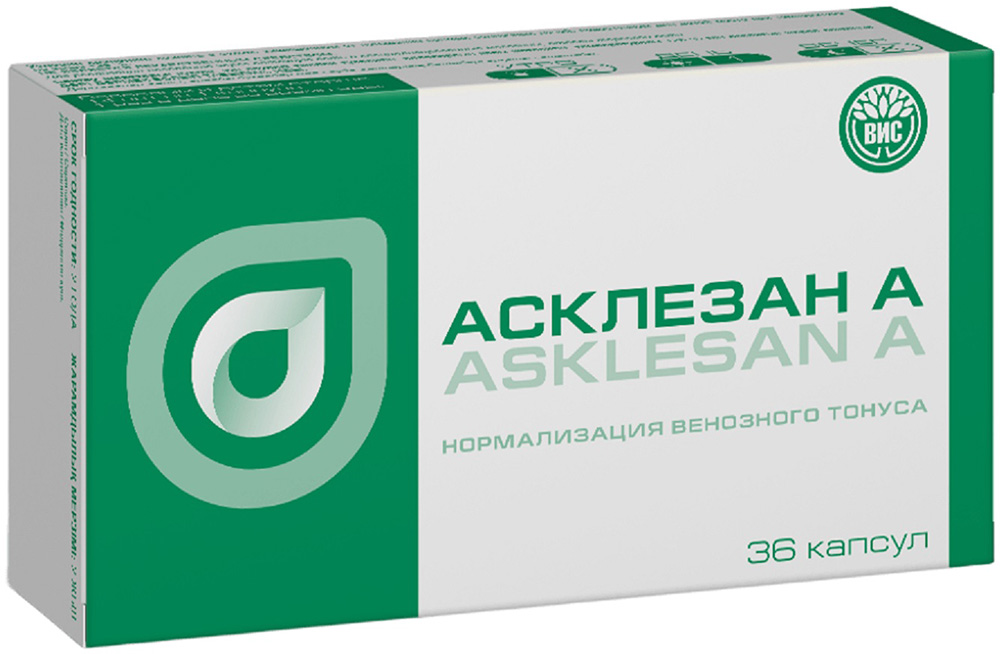 Асклезан А 0,3 г 36 шт. капсулы