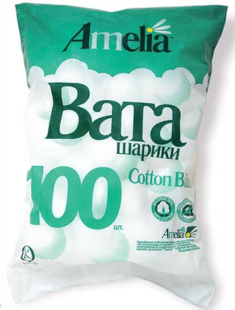

АМЕЛИЯ ватные шарики 70г