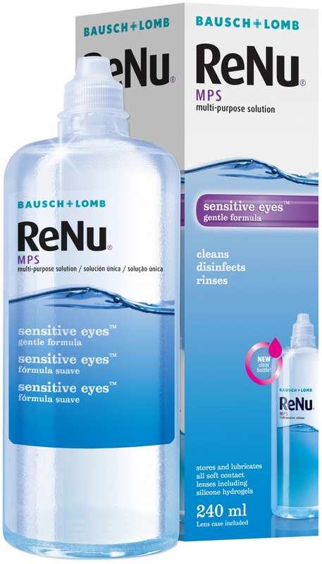 

РАСТВОР Renu М-Плюс Сенситив для линз240мл