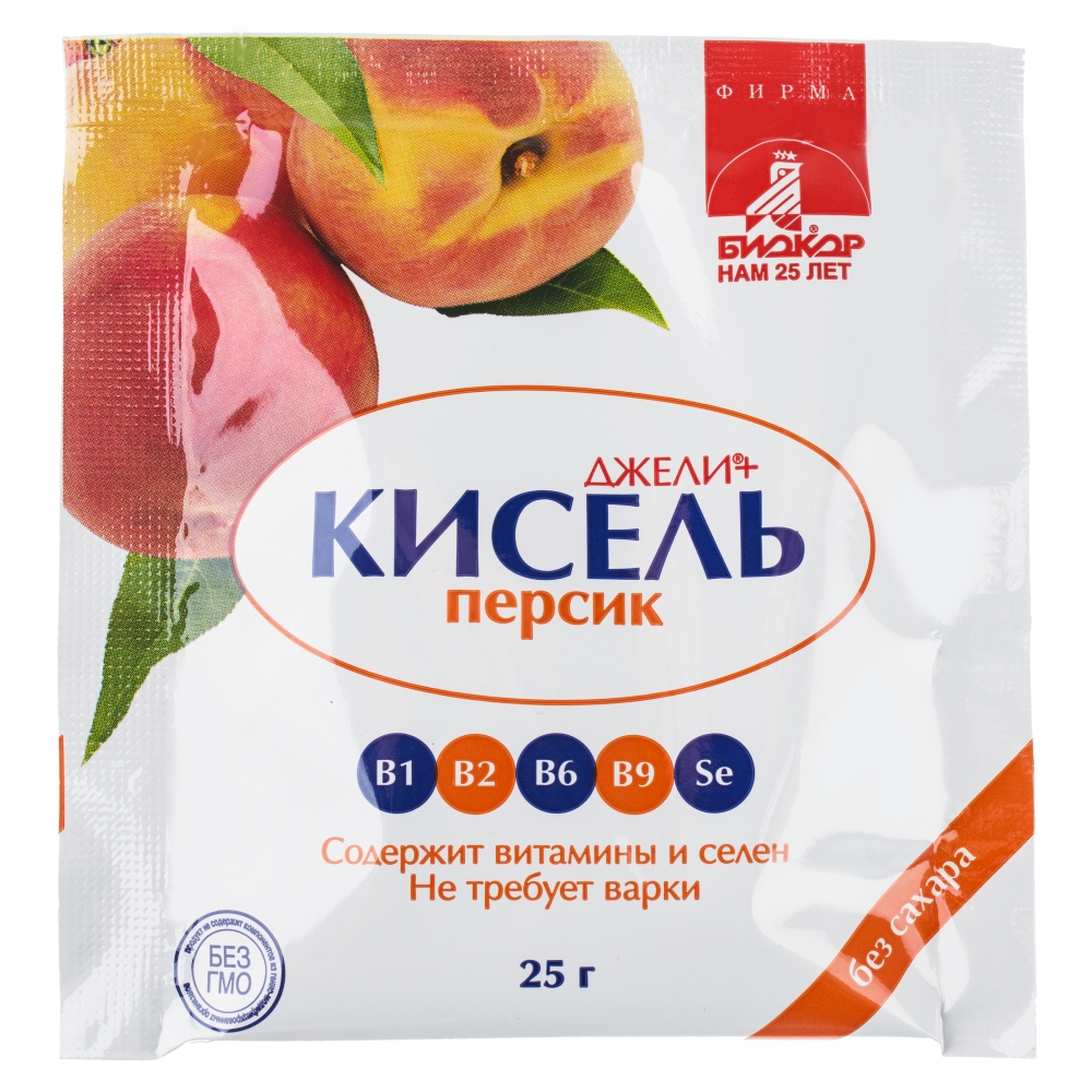 Джели+ кисель персик 250г