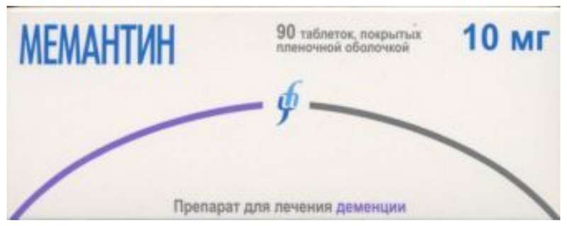 Мемантин Канон таблетки 10 мг, 90 шт.