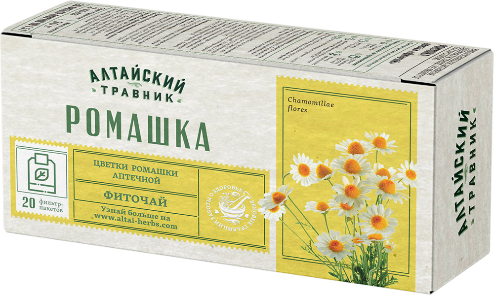 Ромашка цветки фиточай 1,5г 20 шт. фильтр-пакет