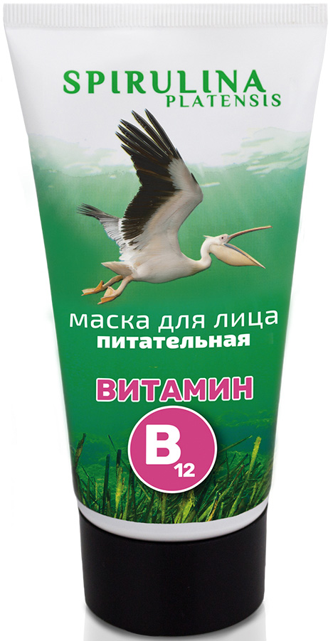 Спирулина-Фитосила маска для лица питательная с витамином В12 150мл Корвет Фарма