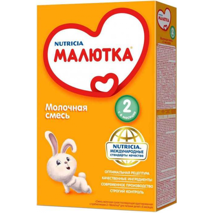 

НУТРИЦИЯ МАЛЮТКА 2 смесь молочная 6+ 300г