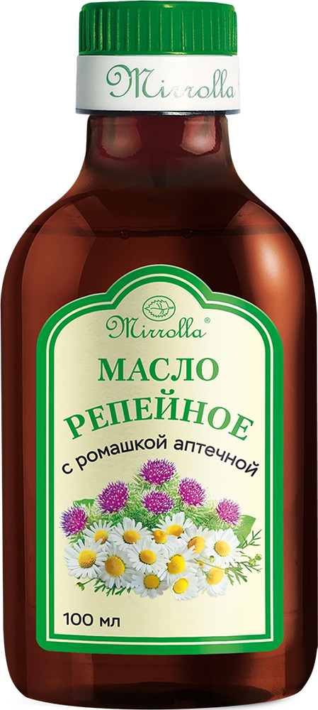 Мирролла масло репейное с Ромашкой 100мл Мирролла
