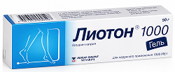 Лиотон 1000 50г гель