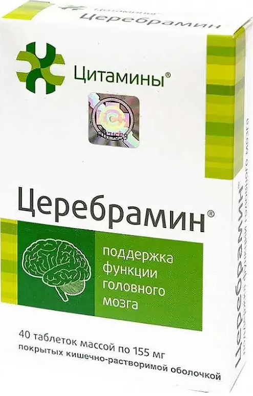 Церебрамин таблетки 40 шт. Клиника Института биорегуляции и геронто