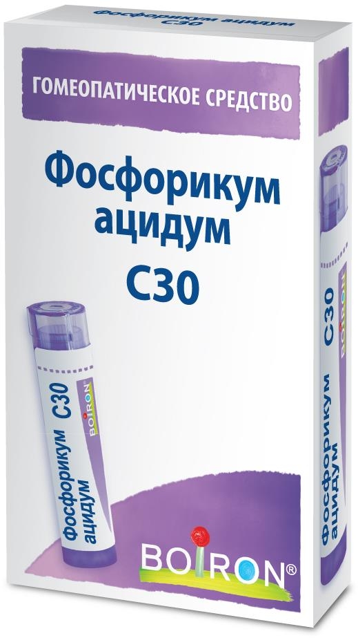 Фосфорикум ацидум c30 4г гранулы гомеопатические
