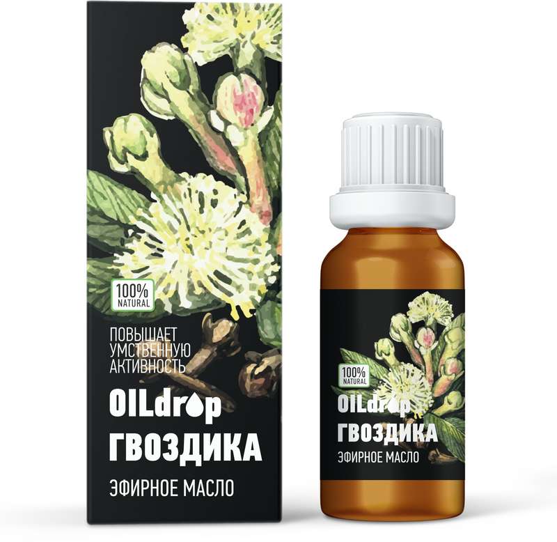 

ОИЛДРОП Гвоздика масло эфирное 10мл