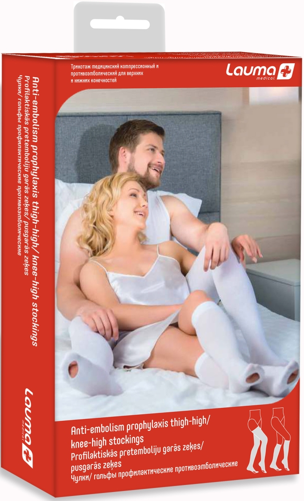 Лаума чулки профилактические антиэмболические арт.Ag302 размер Xl белый