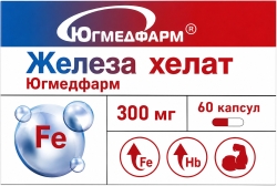 Югмедфарм Железа Хелат капсулы 60 шт.