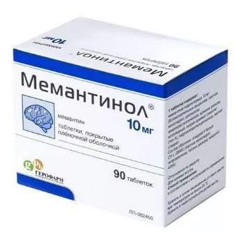 МЕМАНТИНОЛ таблетки 10 мг 90 шт.