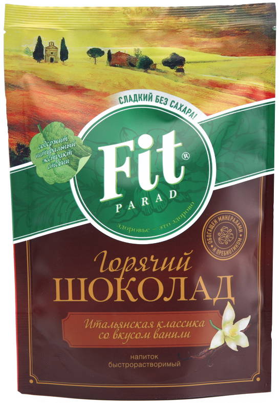 

ФИТ ПАРАД шоколад горячий Итальянская классика со вкусом Ванили 200г
