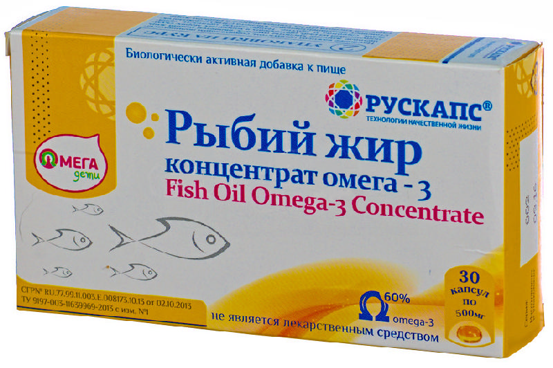 

РЫБИЙ ЖИР капсулы Омегадети 30 шт.