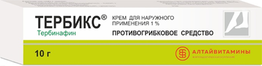 Тербикс 1% 10г крем для наружного применения Алтайвитамины