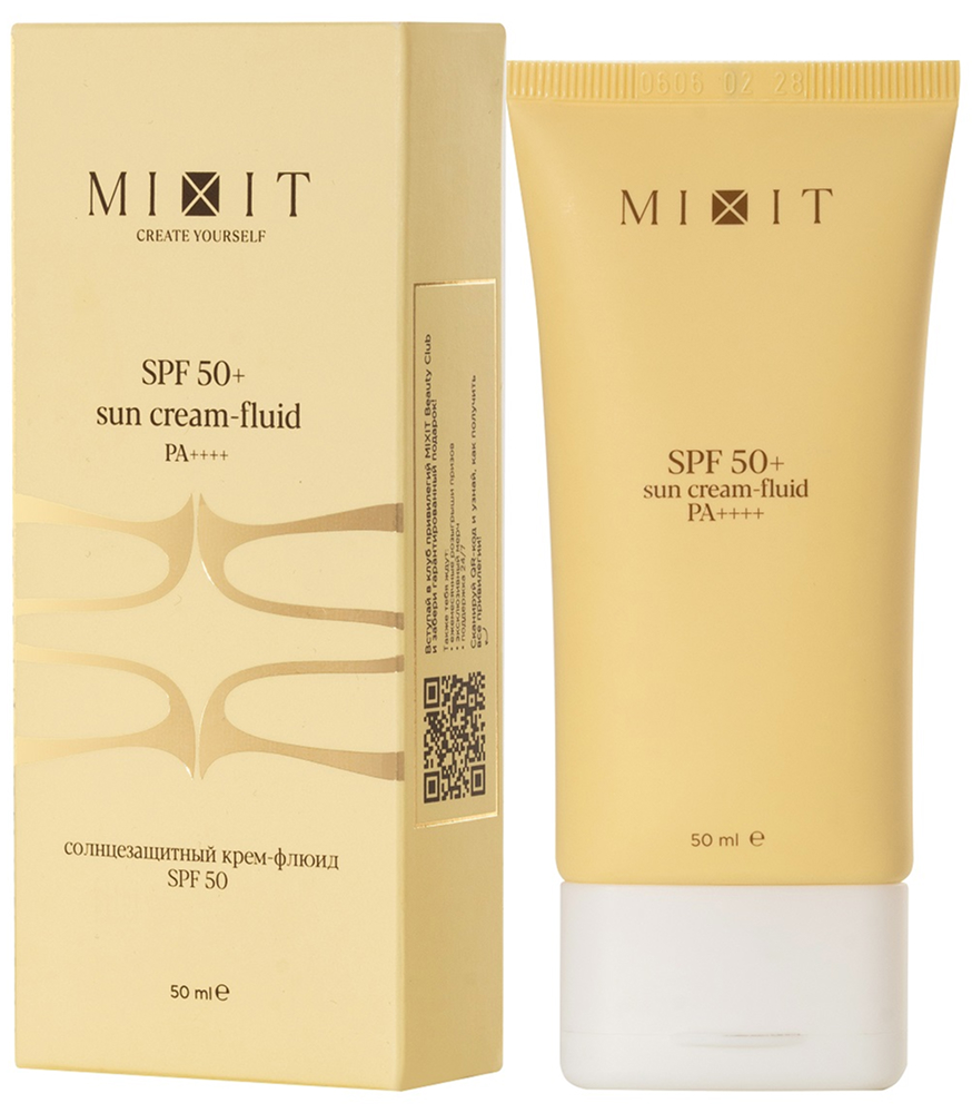 Миксит крем-флюид для лица солнцезащитный Spf50 50мл
