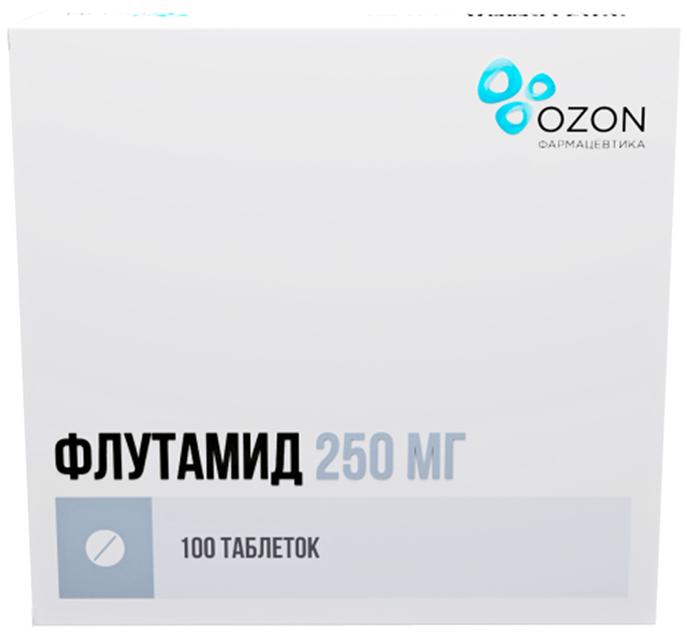 Флутамид 250мг 100 шт. таблетки