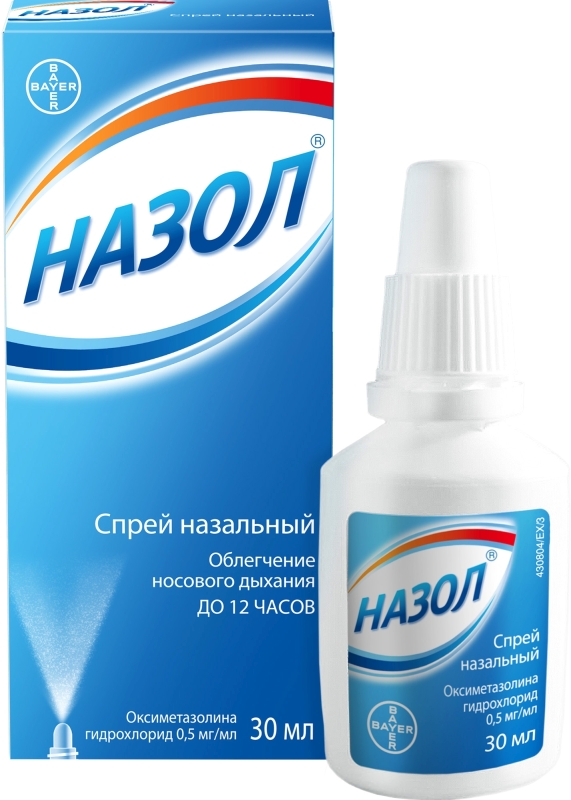 Назол 0,05% 30мл спрей назальный Институт де Ангели