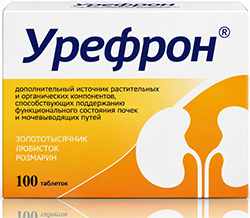 Урефрон таблетки покрытые оболочкой 100 шт.