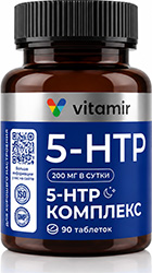 Витамир 5-Htp Ночной Комплекс таблетки покрытые оболочкой 90 шт.