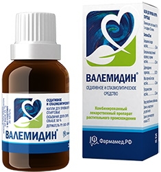 Валемидин 25мл капли для приема внутрь