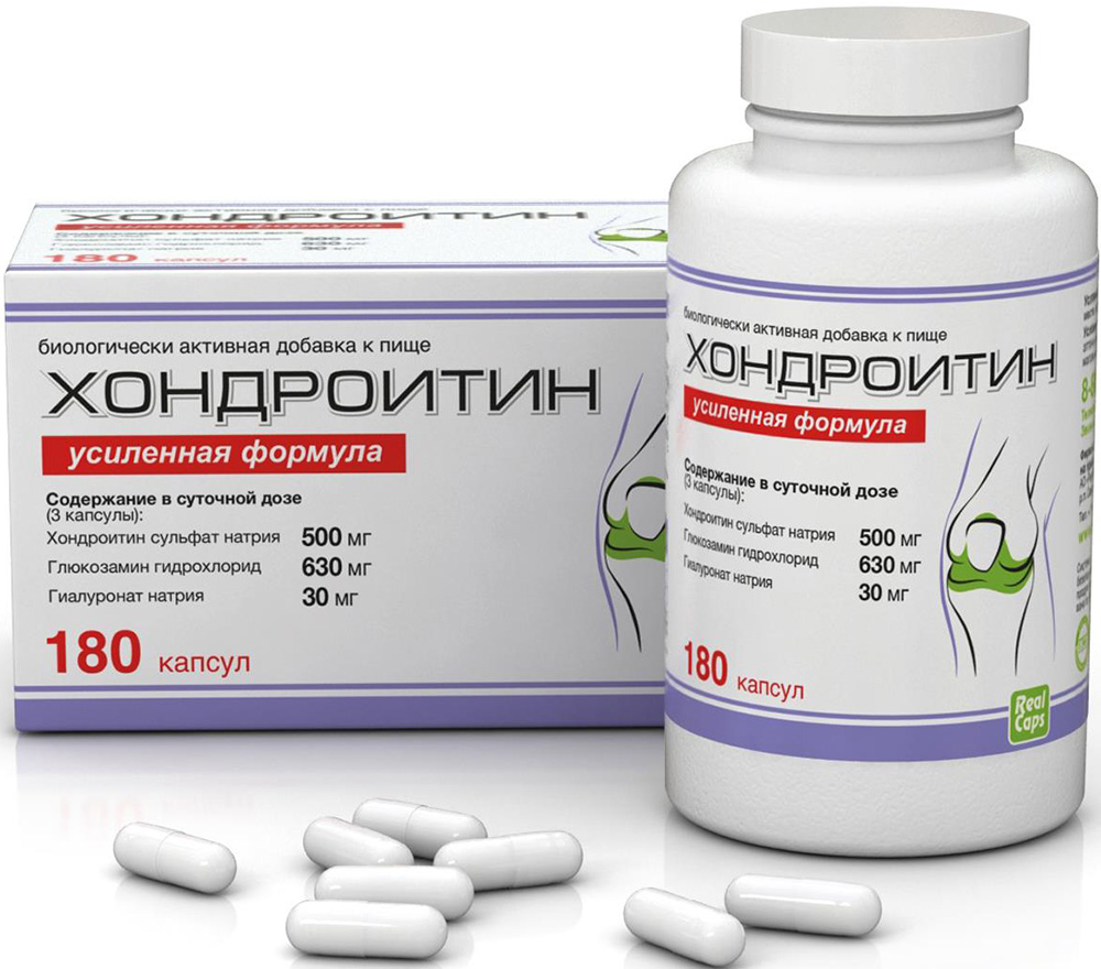 Хондроитин Усиленная Формула капсулы 180 шт. РеалКапс