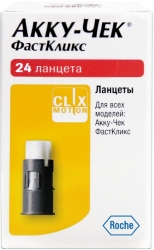 Акку-Чек ФастКликс ланцеты, 24 шт.