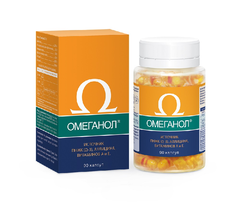 

Омеганол 0,5 г 90 шт. капсулы