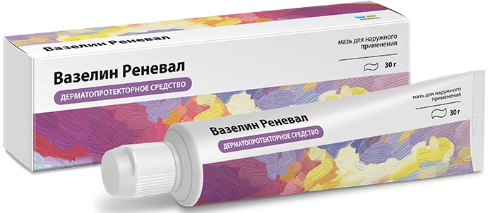 Вазелин реневал 100% 30г мазь для наружного применения