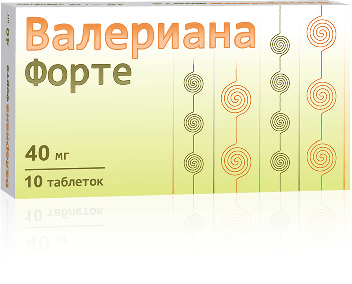 

ВАЛЕРИАНА ФОРТЕ таблетки 40 мг 50 шт.
