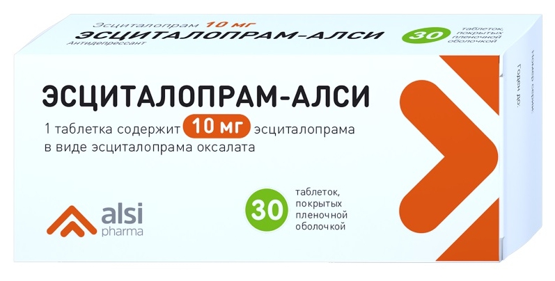 Купить Ципралекс таб.п/о 10мг №28 (Эсциталопрам) антидепрессант Рх в аптеках Невис