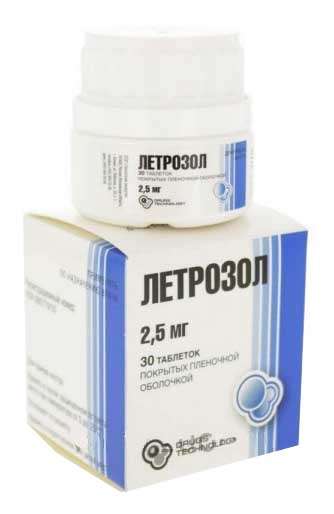 

ЛЕТРОЗОЛ таблетки 2.5 мг 30 шт.
