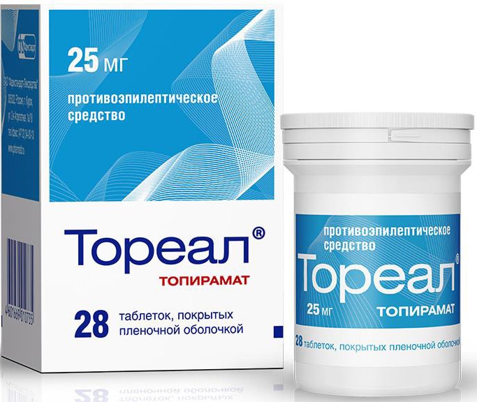 Тореал 25мг 28 шт. таблетки покрытые пленочной оболочкой
