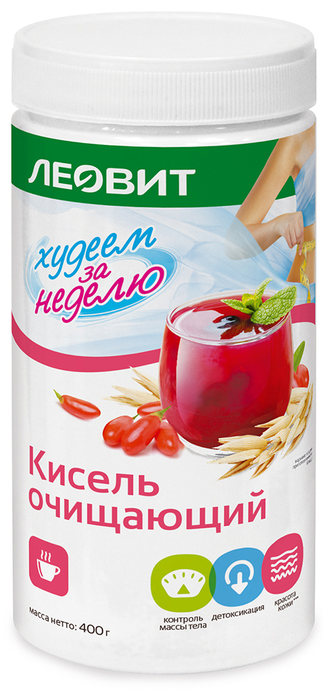 Леовит биослимика кисель диетический очищающий 400г