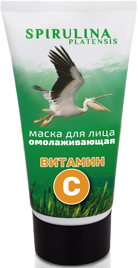 Спирулина-фитосила маска для лица омолаживающая с витамином с 150мл