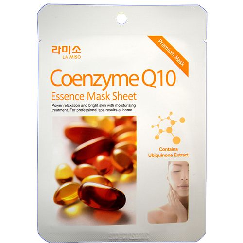 

ЛА МИСО маска для лица с экстрактом Коэнзима Q10 21г