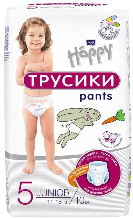 Белла Беби Хеппи Пантс подгузники-трусы Джуниор 11-18кг 10 шт. .