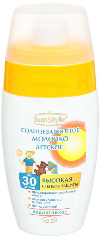 

САНСТАЙЛ мол-спр. солнцезащитный для детей SPF30 100мл