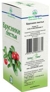 

БРУСНИКА ЛИСТЬЯ 1,5г 20 шт. фильтр-пакет
