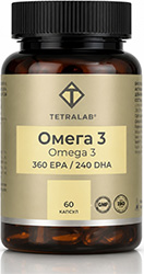 Тетралаб омега-3 360epa/240dha капсулы 60 шт.