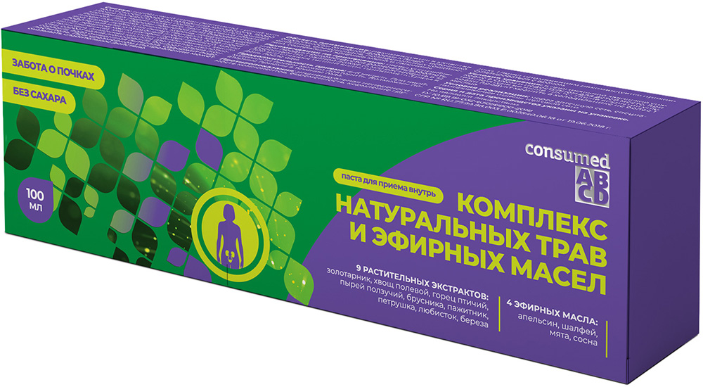 Консумед Комплекс Натуральных Трав И Эфирных Масел паста 100мл Мирролла