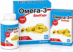 Омега-3 Реалкапс капсулы 1000мг (1,4г) N90+N80+N30 РеалКапс
