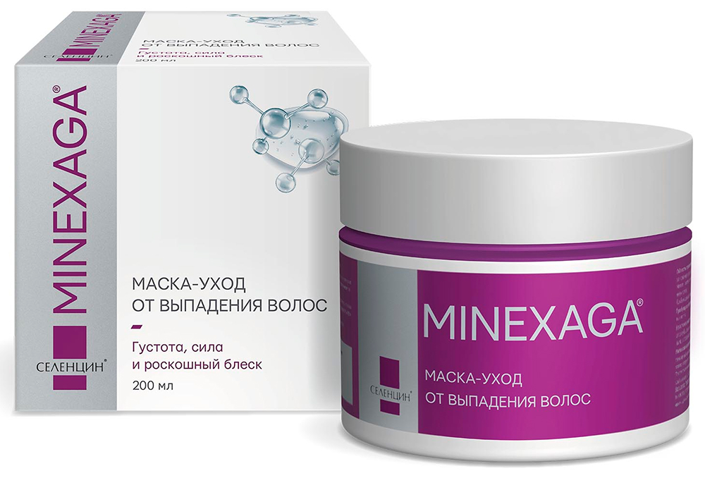 Селенцин минексага маска интенсивный уход от выпадения волос 200мл